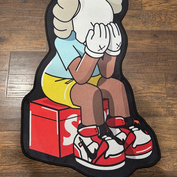 NEW Custom KAWS Sneaker Rug - Picture 2 of 2